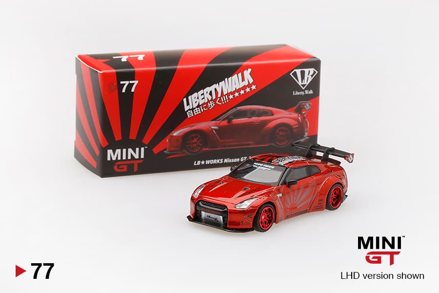 LB★WORKS Nissan GT-R (R35) Candy Red Type 1, Rear Wing ver 1+2 (image 2 of 2)