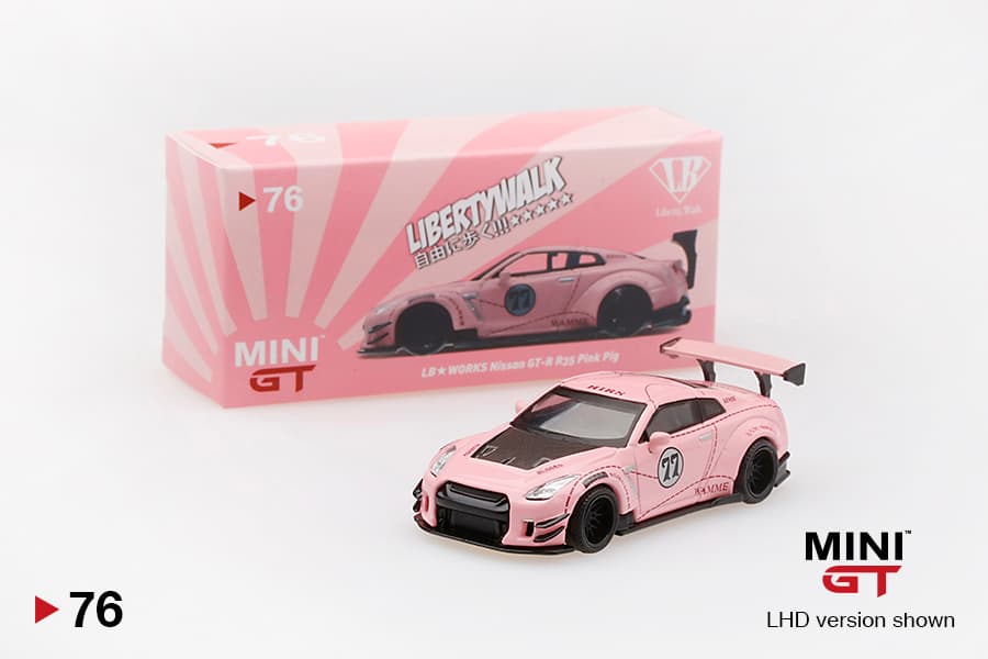 LB★WORKS Nissan GT-R (R35) Pink Pig Type 2, Rear Wing ver 3 (image 2 of 2)