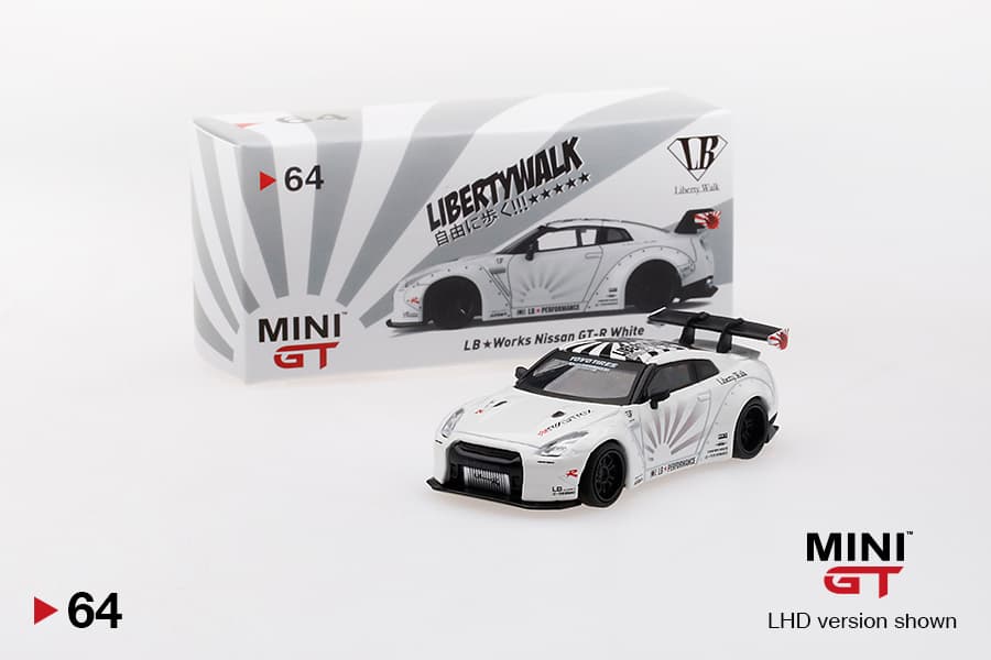 LB★WORKS Nissan GT-R (R35) Type 1 , Rear Wing ver 1+2