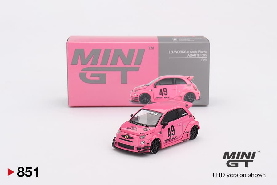 ABARTH 595 LB-WORKS x Abas Works Pink