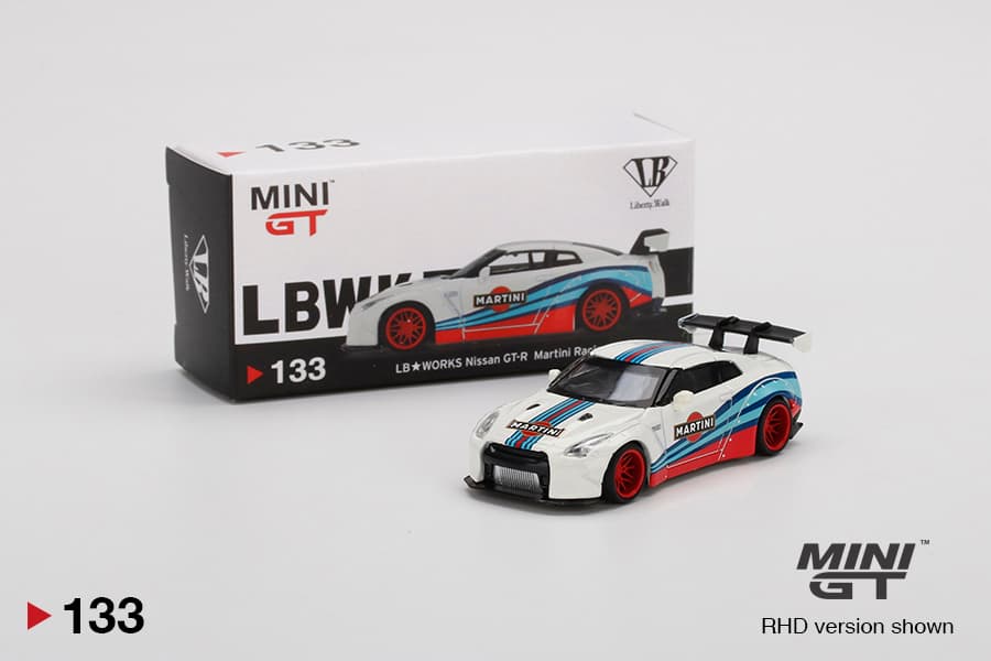 LB★WORKS Nissan GT-R (R35) Martini Racing Type 1, Rear Wing ver 1 (image 2 of 2)