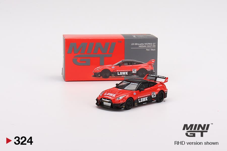 LB-Silhouette Works GT Nissan 35GT-RR Ver. 1 Red/Black