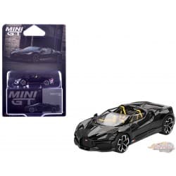 Bugatti W16 Mistral Noir - Mini GT - 1:64